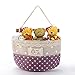Alishare 4 Pockets Linen Cotton Fabric Pouch Wall Door Closet Hanging Storage Organizer Bag Multi-Functional Living Room Bedroom Bathroom Saver Bag