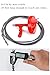 Dr.Drain VEDRAU01A1 Augers Plumbing Snake Pipe Cleaner Household Spring Cable with Gloves, Red