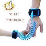 DREAMZE Baby Child Anti Lost Safety Velcro Wrist Link (2.5m Blue)