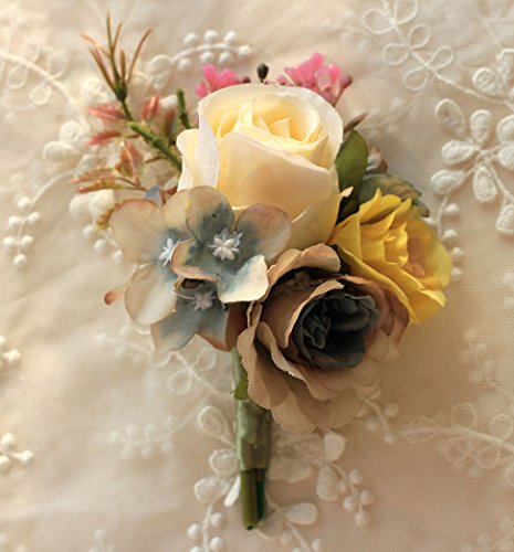 Jackcsale boutonniere bridegroom groom men s boutonnier…