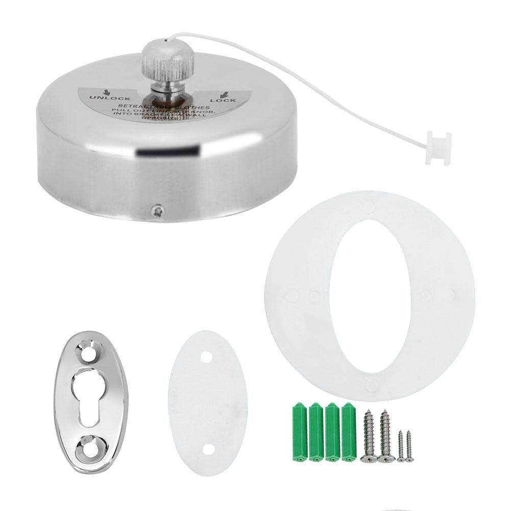 Clothesline Household Bathroom Stainless Steel Clothesline Retractable Clothes Line Rope