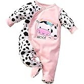 Infant Baby Girl Boy Onesie Cotton Newborn Outfit Bodysuit Jumpsuit Long Sleeve Romper