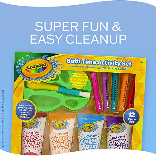 Crayola Ultimate Bath Time Activity Set Includes Paint Brush, Palette