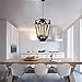 SUSUO Lighting Black Industrial LOFT Steampunk Steel Ceiling Light Industrial Chandeliers with 8 Lights