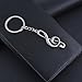 20 Packs Music Keychains Metal Musical Note Key Chains Music Symbol Key Ring Office Business Graduation Birthday Party Giveaway Gifts for Students Classmates Friends Guests Musician Youth Choir