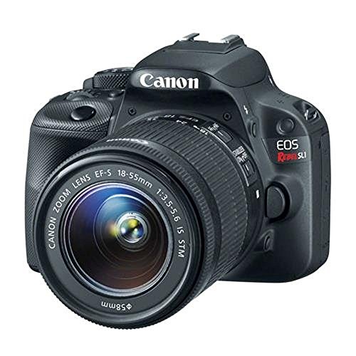 Canon EOS Rebel SL1 18.0 MP CMOS Digital SLR with 18-55mm EF-S is STM Lens Black
