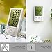 LINGSFIRE Digital LCD Indoor/Outdoor Thermometer Humidity Hygrometer with Min/Max Value and Clock
