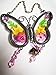 KOLIN Mom Butterfly Mother Suncatcher with Pressed Flower Wings - Butterfly Suncatcher - Mom Gifts Gift for Mother's Day