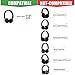 Replacement Top Headband Pad Cushions Repair Parts for Beats Mixr Wired On-Ear Headphone White