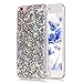 iPhone 7 Plus Case,iPhone 7 Plus Bling Glitter TPU Case,PHEZEN Shiny Sparkling Glitter Hexagonal Star Flexible Soft Rubber Gel Clear TPU Cases Silicone Back Case for iPhone 7 Plus 5.5