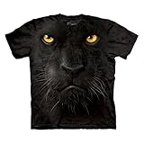 The Mountain Black Panther Face Youth Size T-Shirt