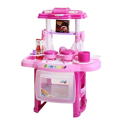 Amazon Com Vosarea Kids Kitchen Playsets Kitchen Pretend Play Toy