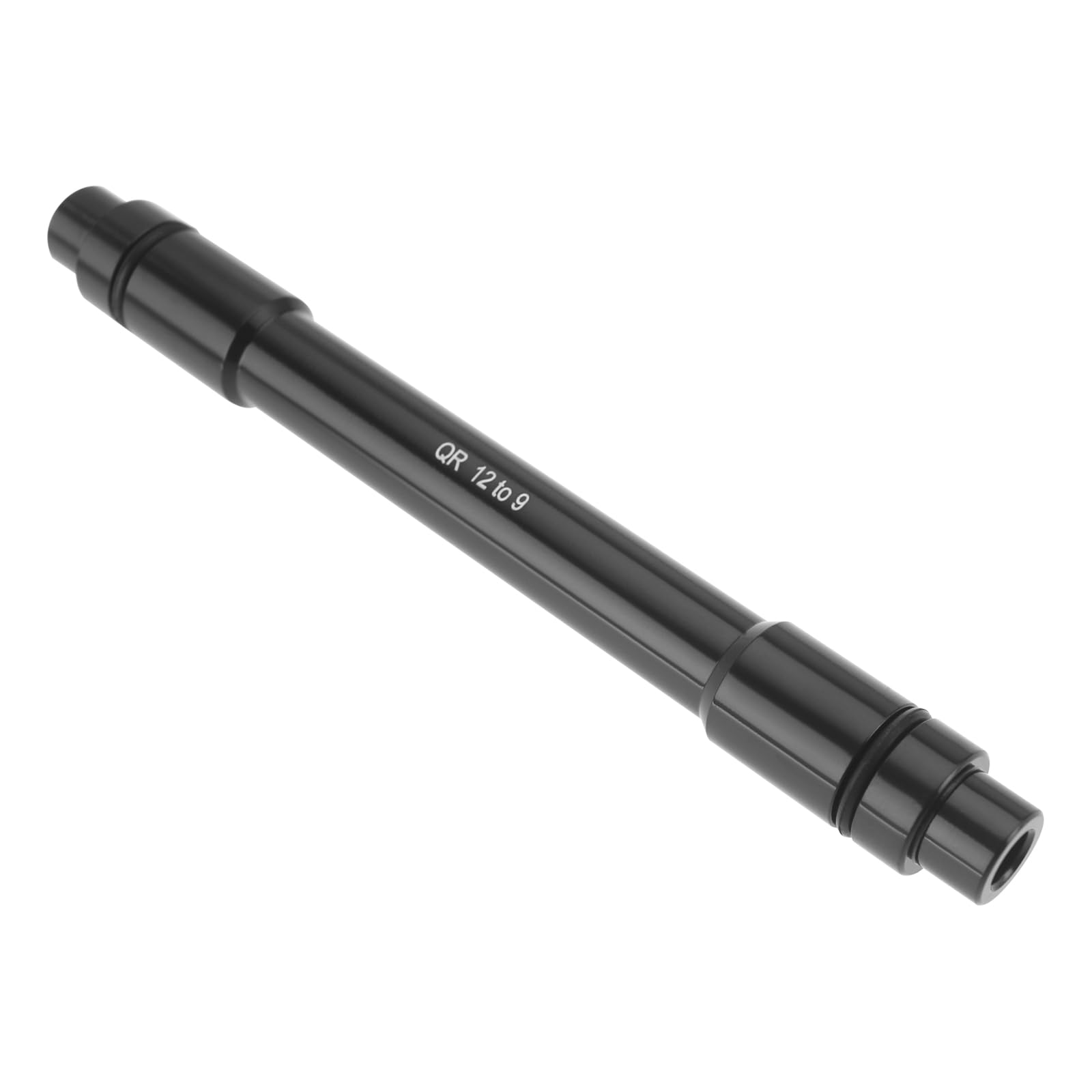 Create idea 12mm to 9mm Bike Thru Axle Hub Adapter Bicycle Hub Adapter 100mm Thru Axle Hub Quick Release Conversion for Mountain Road Bike, Black