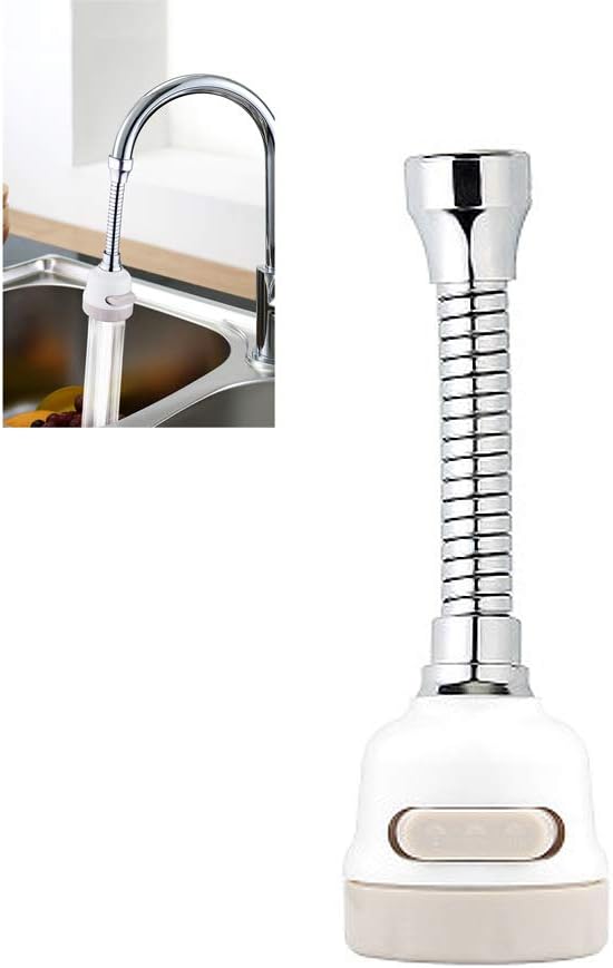 DEBEME Flexible Kitchen Tap Aerator Water Nozzle Saving Faucet Filter Adapter Spray Head Kitchen Faucet Extender Accessories