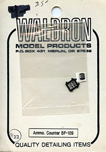 Waldron Model 1:32 Ammo Counter BF-109 Photo Etch Set #025*