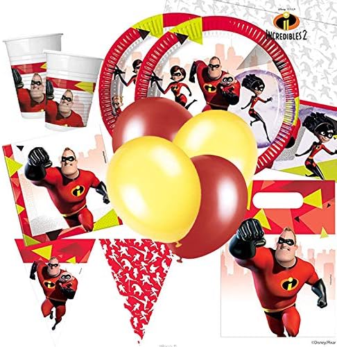 The Incredibles 2 Deluxe Party Pack for 16