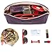 CHICECO Handy Cosmetic Pouch Clutch Makeup Bag - Dark Purple