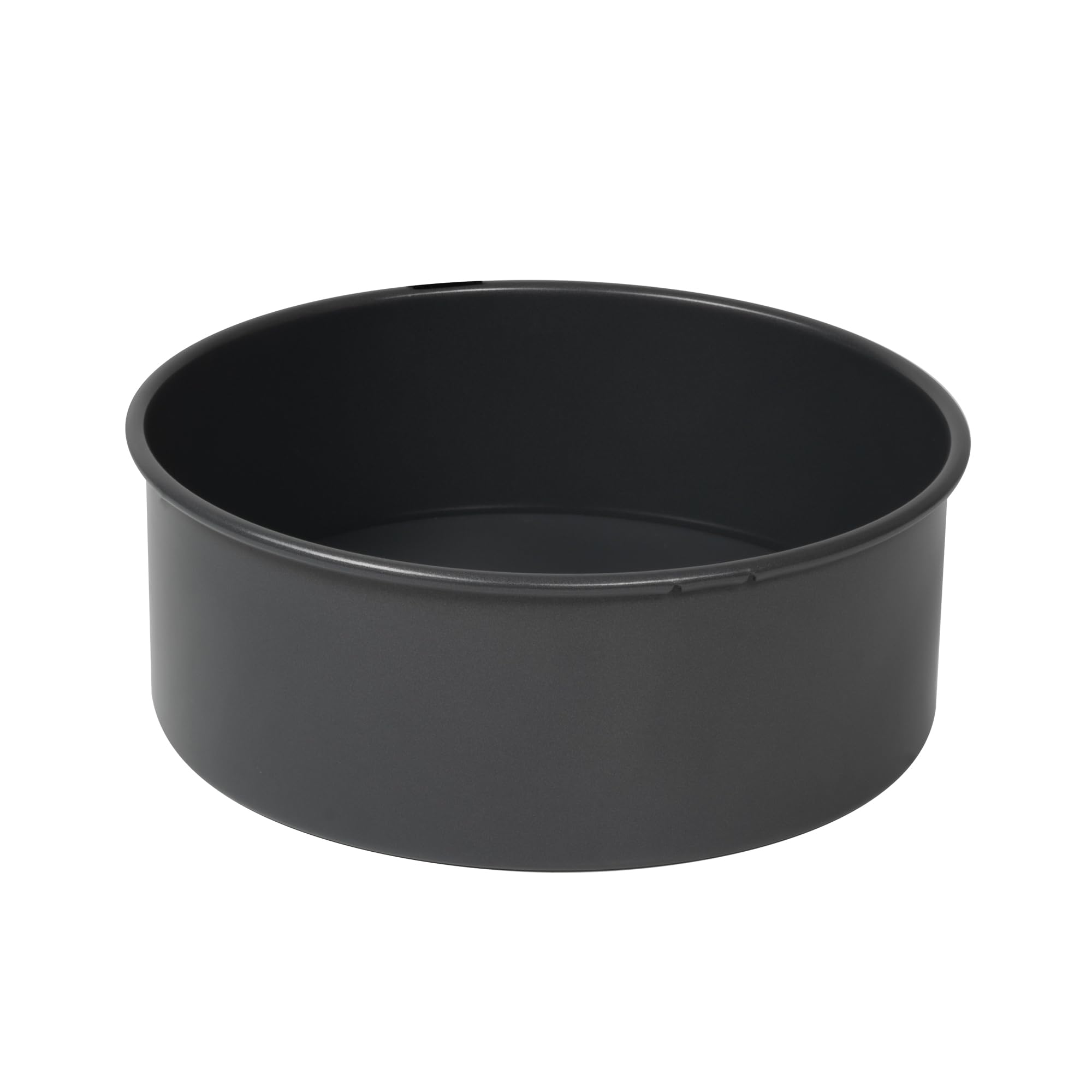 Prochef KB1067 8-inch Teflon Shallow Loose Base Cake Tin, Graphite , Grey, Medium