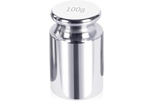 QP Calibration Weights, 100 Gram OIML Class M1 High Precision Scale Weights, Stainless Steel Gram Weights, Chrome Finish, Scale Calibration Weights for Digital Scale, Kitchen Scale, Pocket Scale