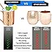 Moscow Mule Copper Mugs - Set of 4-100% Handcrafted - Food Safe Pure Solid Copper Mugs - 16 oz Gift Set with Bonus: Highest Quality Cocktail Copper Straws and Jigger