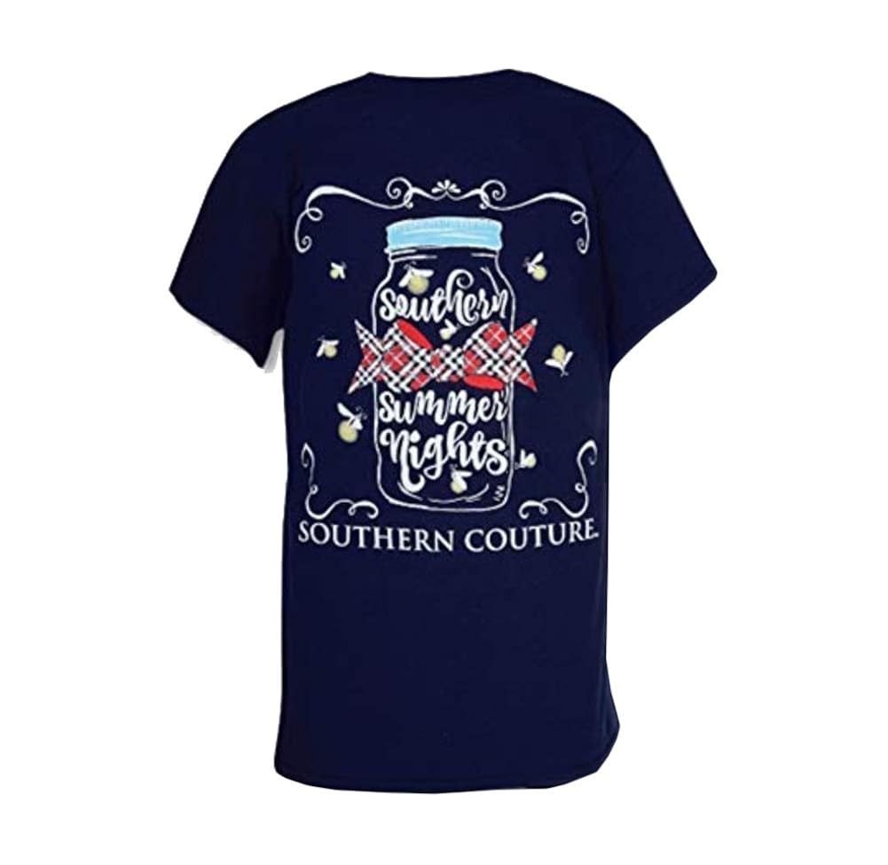 Southern Couture Sc Classic Summer Nights Fireflies Classic T Shirt