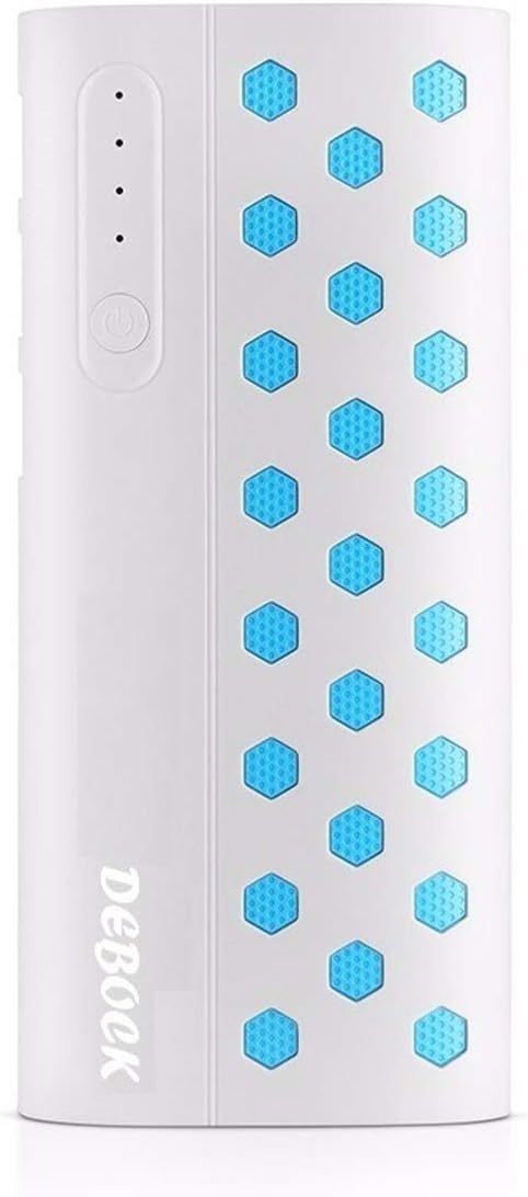 Debock Star13k 13000mAH Lithium Ion Power Bank with Led Torch and 3 USB Port (White)