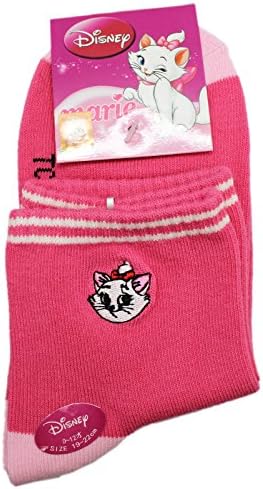 Disney's The Aristocats Marie Cat Dark Pink Socks (Size 9-12, 1 Pair)