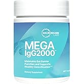 Microbiome Labs Mega IgG2000 Gut Health Powder for Women, Men & Kids 2+ - IgG Immunoglobulin Supplement for Digestive Health Support - Dairy-Free Bovine Colostrum Supplement Alternative (2.1 Ounces)