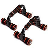 Readaeer Push up Pushup Bars Stands Handles Set for Men and Women Workout - Orange