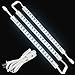 LED Concepts® Under Cabinet & Closet Linkable LED Light Bars -ETL Listed Power Supply (12