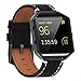 For Fitbit Blaze Bands Leather with Frame Large(6.7