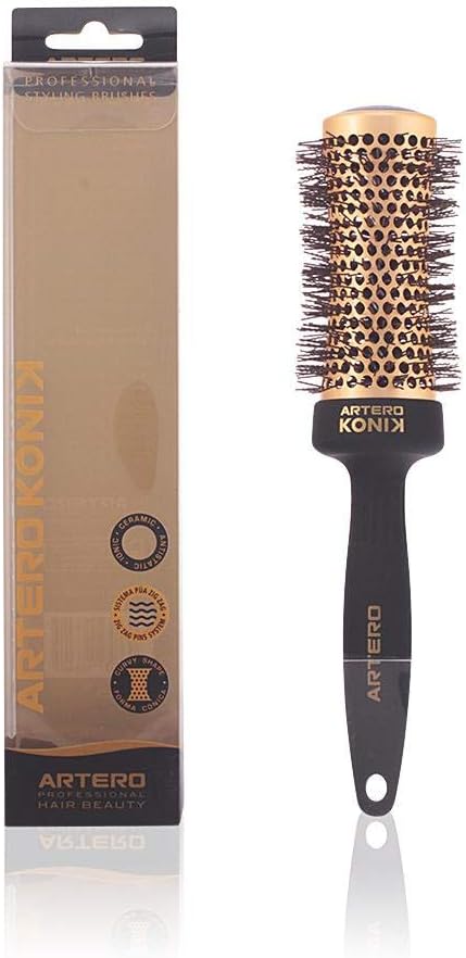 Artero Brush Konik 43 Mm, Black and Gold