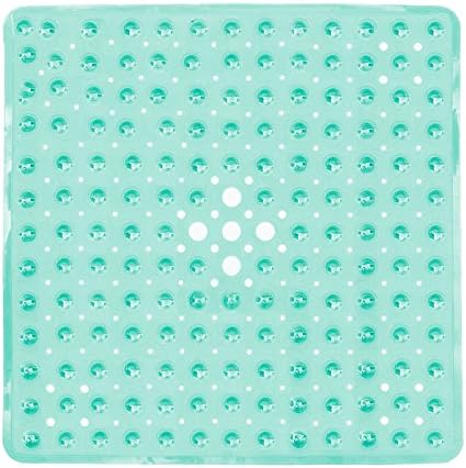 Shower Mat Anti-Slip | Non-Toxic Non-Slip Anti-Bacterial Square PVC Bath Mat by RUNYUU