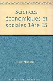 Sciences économiques et sociales, 1re ES