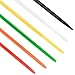 AUSTOR 600 Pieces Zip Ties Nylon Cable Zip Ties in 4 6 8 10 Inches Tie Wraps Orange, Yellow, Green, Red, White and Black