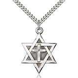 Large Star of David Pendant Handmade 
