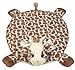 Bearington Baby Patches Tummy Time Mat, 30 x 30 Inch Giraffe Plush Stuffed Animal Blanket, Giraffe Baby Stuff for Nursery Décor