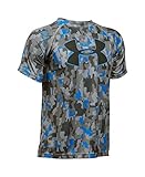 Under Armour Boys' Novelty Big Logo T-Shirt, Overcast Gray (941), Youth Medium