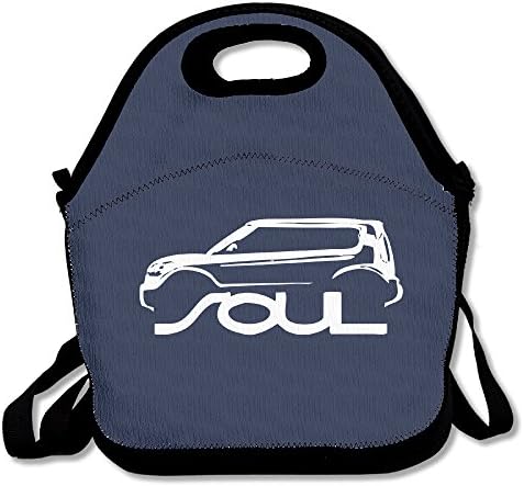 Kia Soul Classic Outline White Printed Printed Lunch Bags