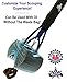 Complete Pooper Scooper Gift Set for Dogs with Large Poop Bags Included - Best for Small, Medium, Large, XL Pets - Long Handle Scoop - Portable and Heavy Duty - Great in Grass and Cement