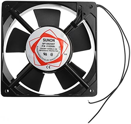 Yuly SF12025AT 2122HSL 12025 120mm Sleeve Bearing 220-240V AC 2-Wire Case Cooling Fan