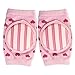 MerryShop Baby Crawling Knee Pad Toddler Elbow Protective Pads Crawling Safety Protector- Indoor/Outdoor Use (Pink)