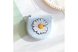 BoTiHoXi Sewing kit Mini Travel Sewing Kit for Adults, DIY Sewing Supplies Portable Sewing Tool Kits Plastic Sewing Box Beginner Friendly Emergency Sewing Repair Kit Daisy pattern