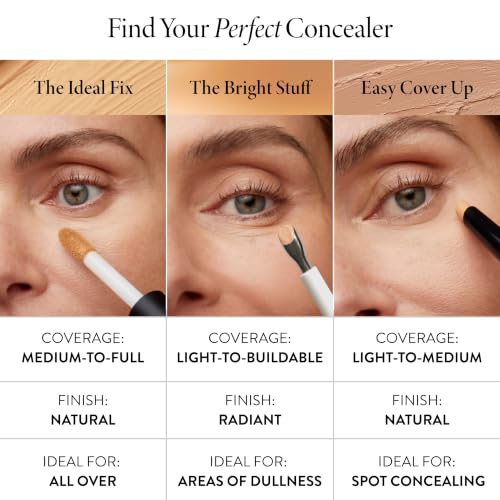 LAURA GELLER NEW YORK Ideal Fix Under Eye Concealer for Mature Skin – 03 Light - Full Coverage, Anti-Aging, Color Correcting – Covers Dark Circles & Blemishes – Hydrating, Crease-Free, Long-Lasting