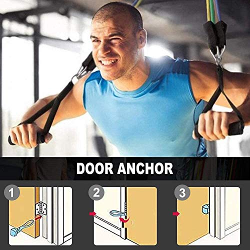 Resistance-Bands-Set-Exercise-Bands-Elastic-for-Fitness-Training-Yoga-Physical-Therapy-Home-Workouts-with-Handles-Door-Anchor-Ankle-Straps-Waterproof-Bags-Portable-Exercise-Equipment-for-MenWomen