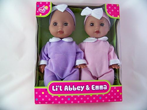 Lovee Abbey and Emma Twin Dolls Non-Caucasian
