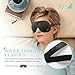 OriHea Sleep Mask for Woman and Man, 3D Eye Mask & Blindfold, Larger and Deeper Comfortable Sleeping Mask, Upgrade Total Blackout Eye Cover (Large)