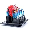 Amarine-made-Blue-LED-light-indicator-Waterproof-4-gang-rocker-switch-Panel-Double-USB-Power-Charger-Adapter-12V-Cigarette-Lighter-Socket-for-Marine-Boat-CarMarinePN-R4S2