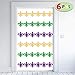 JOYIN 25 PCS Assorted Mardi Gras-Themed Set with 24 Hanging Swirls and 1 Strings with Garland Party Decorations Supplies