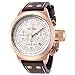 TW Steel Men's CE1019 CEO Canteen Brown Leather White Chronograph Dial Watch